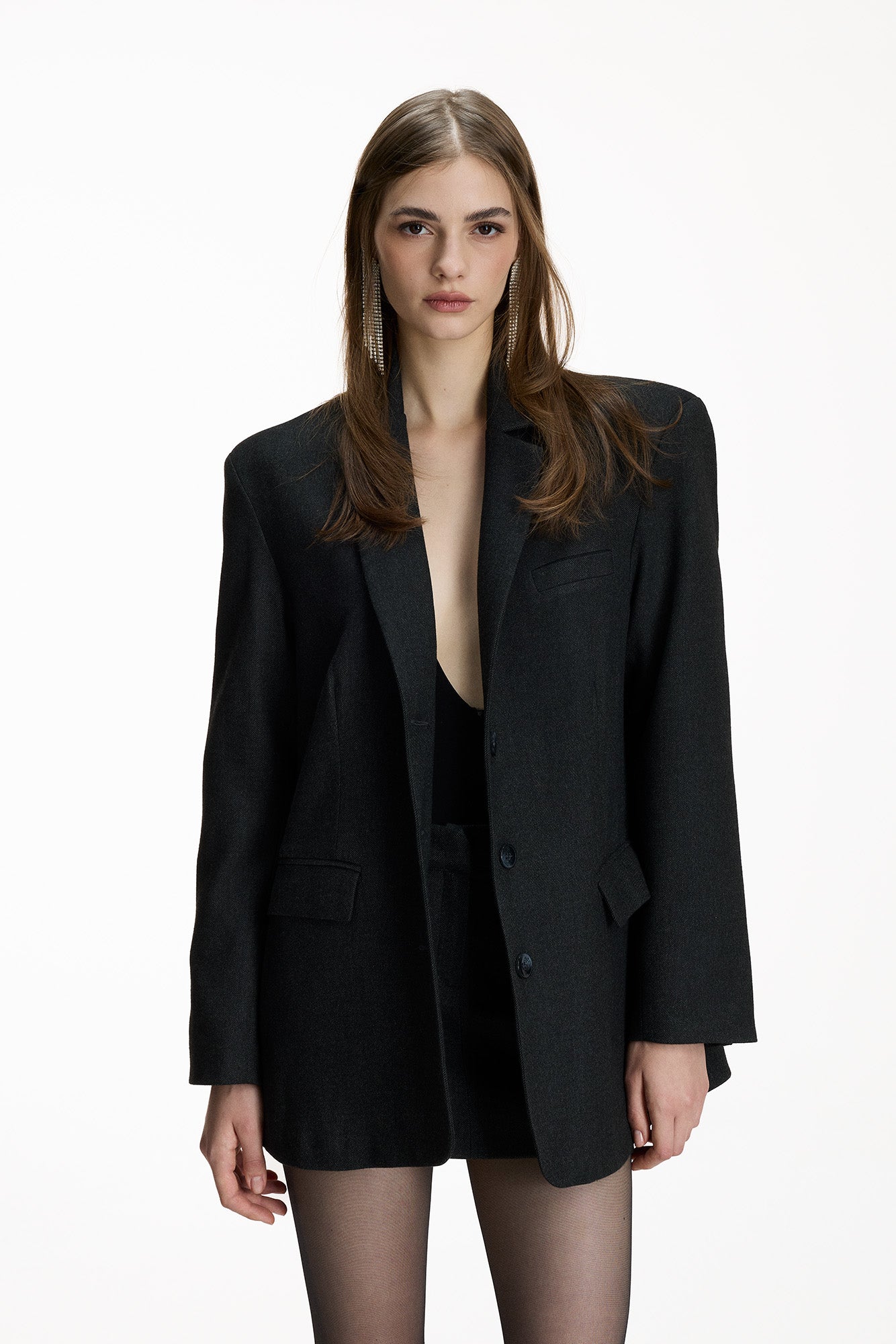 Cecilia Black Blazer Jacket