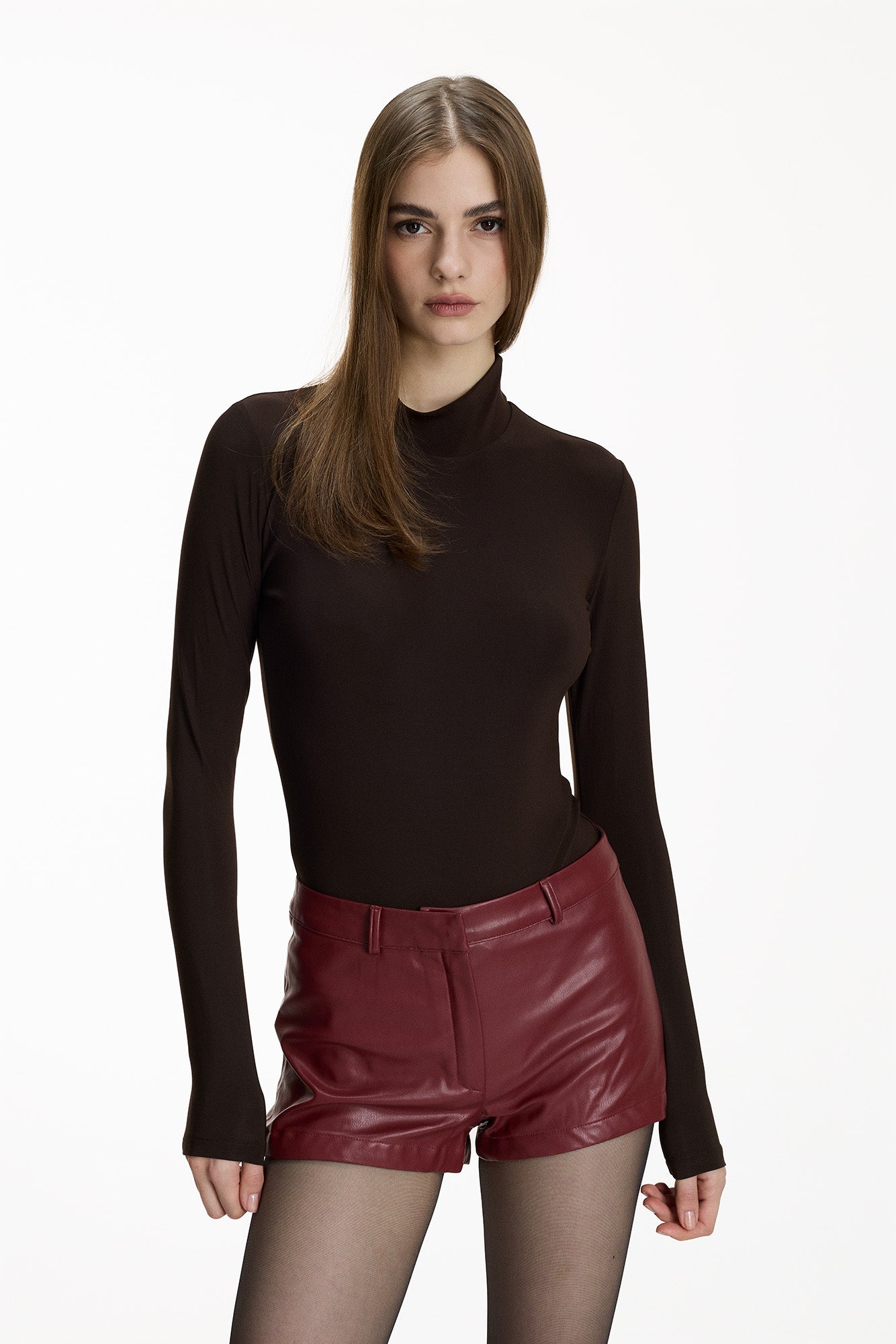 Cosmos Burgundy Shorts