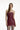 Bianca Strapless  Burgundy Mini Dress