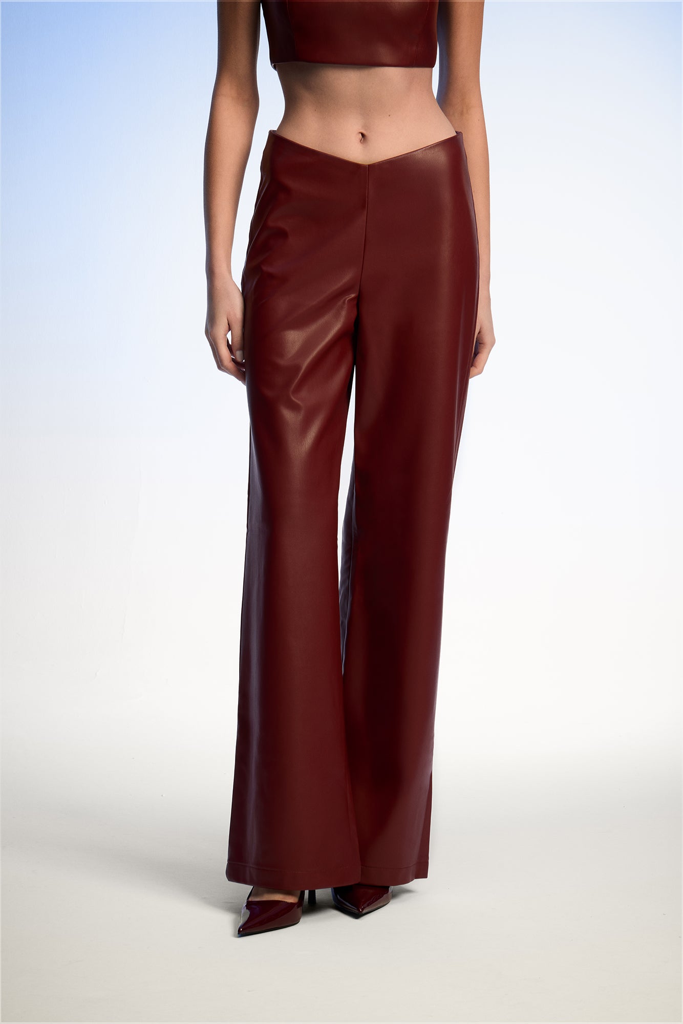 Velvet Burgundy Pants