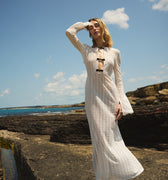 Cecily White Beach Dress