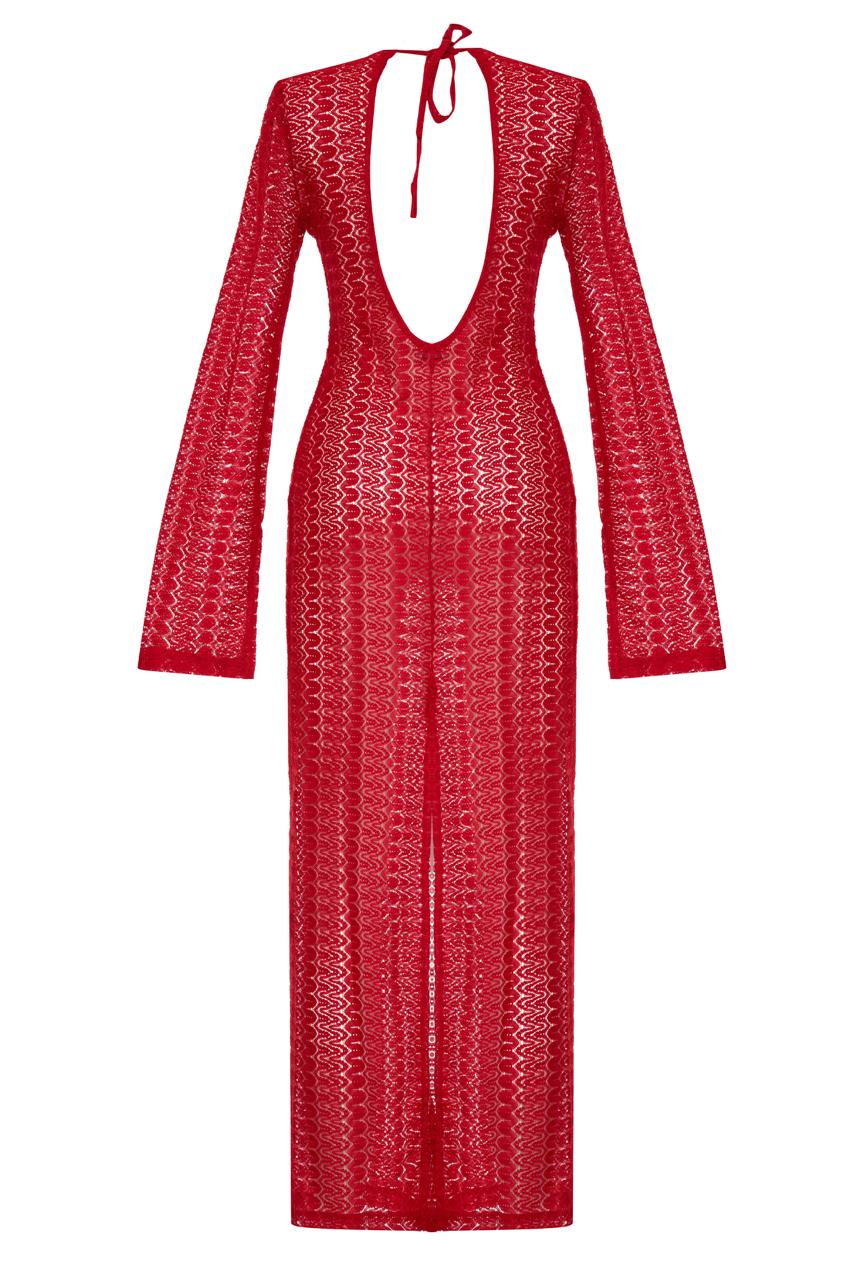 Cecily Red Beach Dress