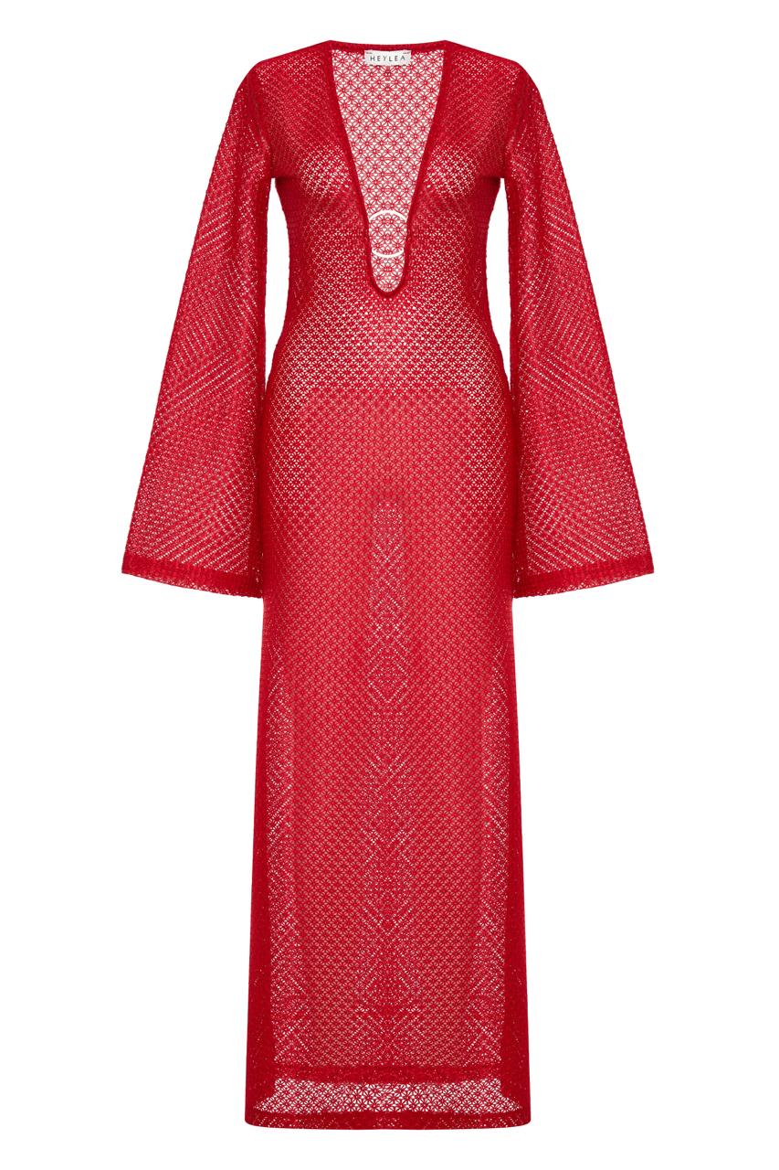 Maggie Red Beach Dress