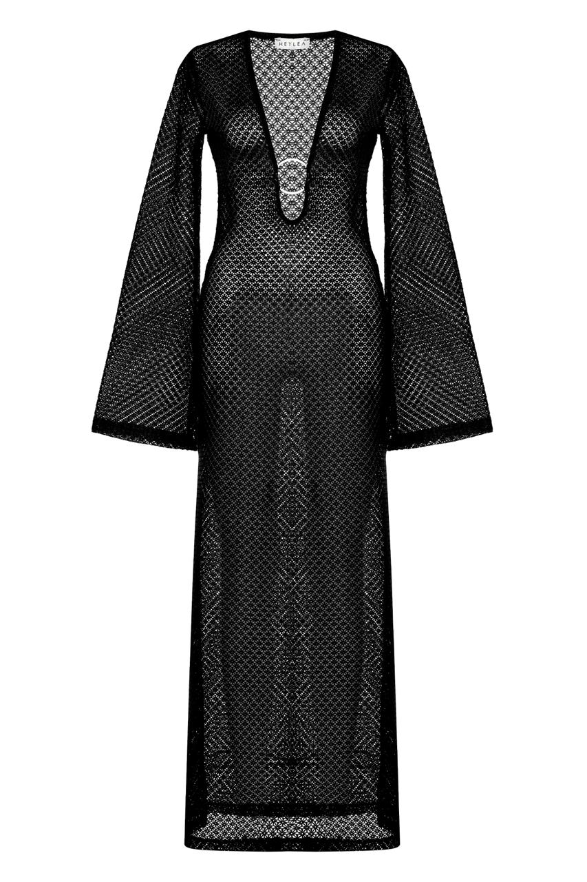 Maggie Black Beach Dress