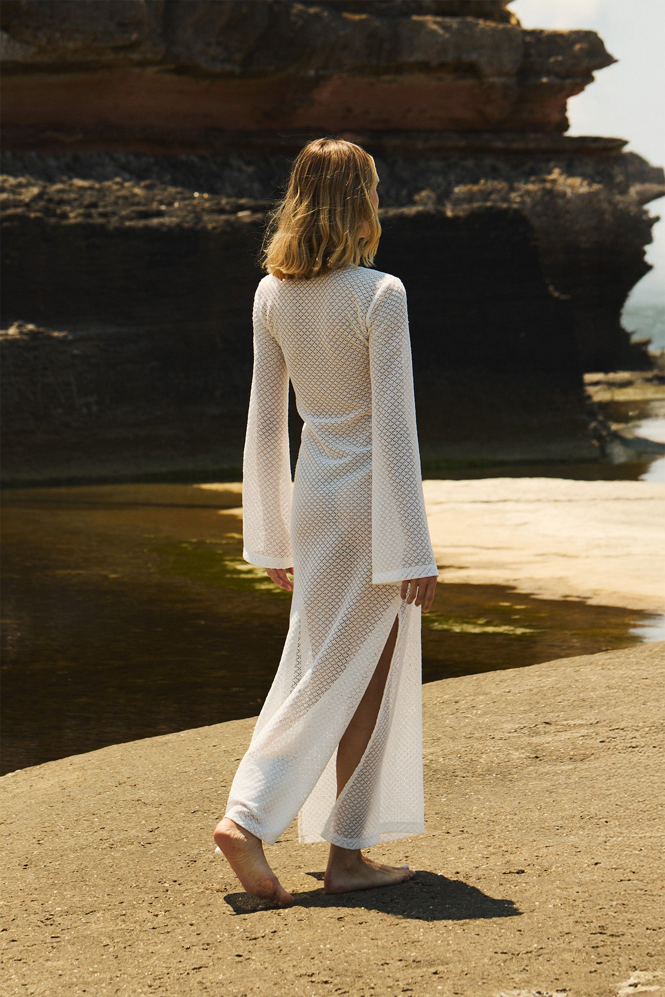 Maggie White Beach Dress