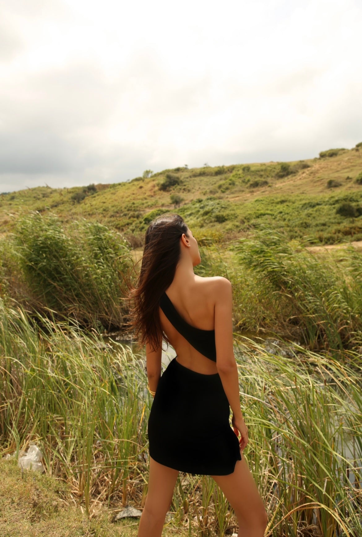 Violet Black Dress