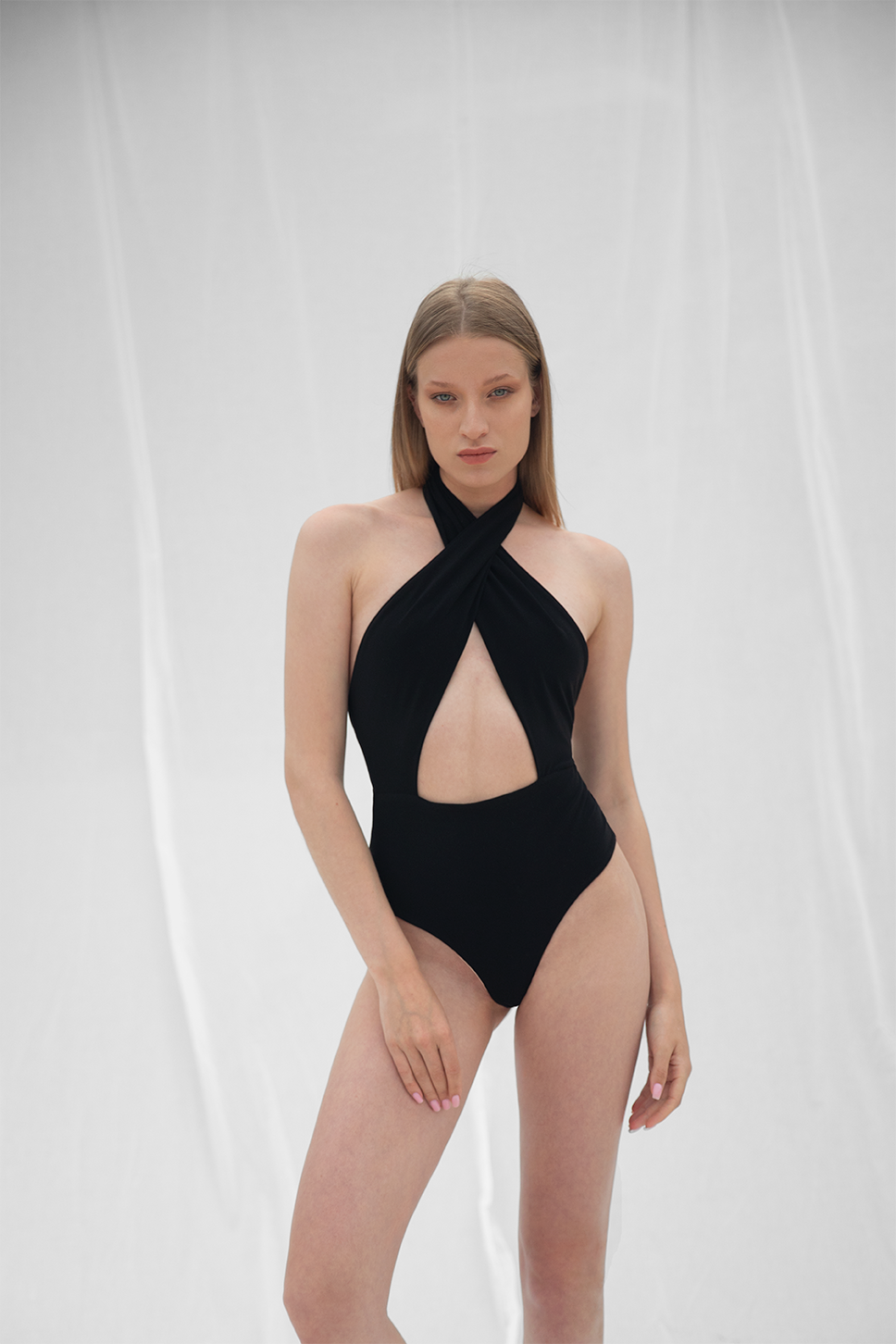 Peggy Black Bodysuit